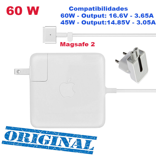Fonte Carregador Apple Macbook 60w e 45w Magsafe 2 – Macbook Apple Automotivo ConcórdiaShop